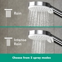 hansgrohe Crometta E Showerpipe 240 1Jet with Thermostat-6