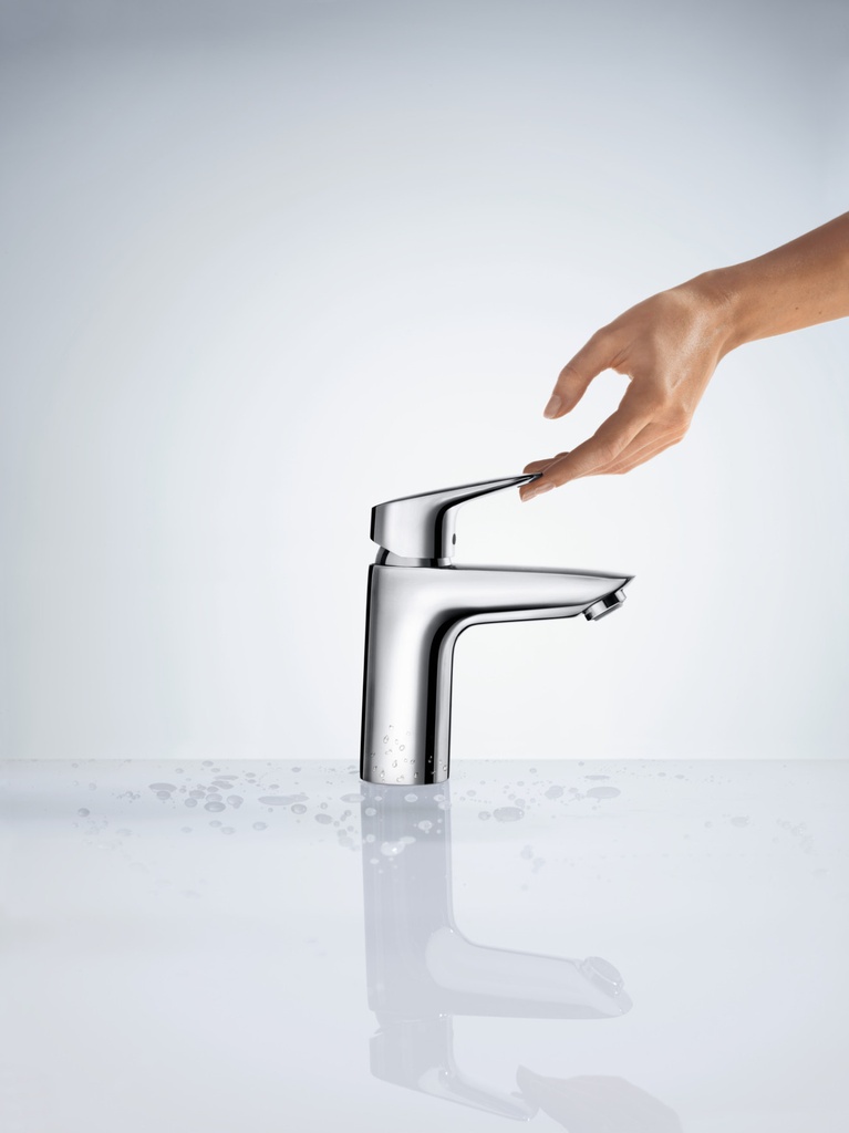 hansgrohe Logis Basin Mixer 100 Coolstart Without Waste-1