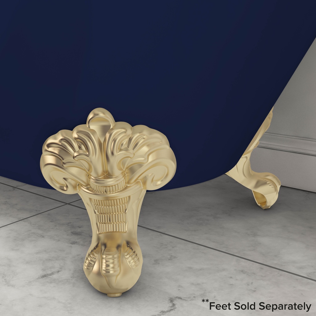 Richmond 1620x690x760 Freestanding Bath (excludes bath legs) - Blue-1