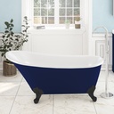 Richmond 1620x690x760 Freestanding Bath (excludes bath legs) - Blue-2