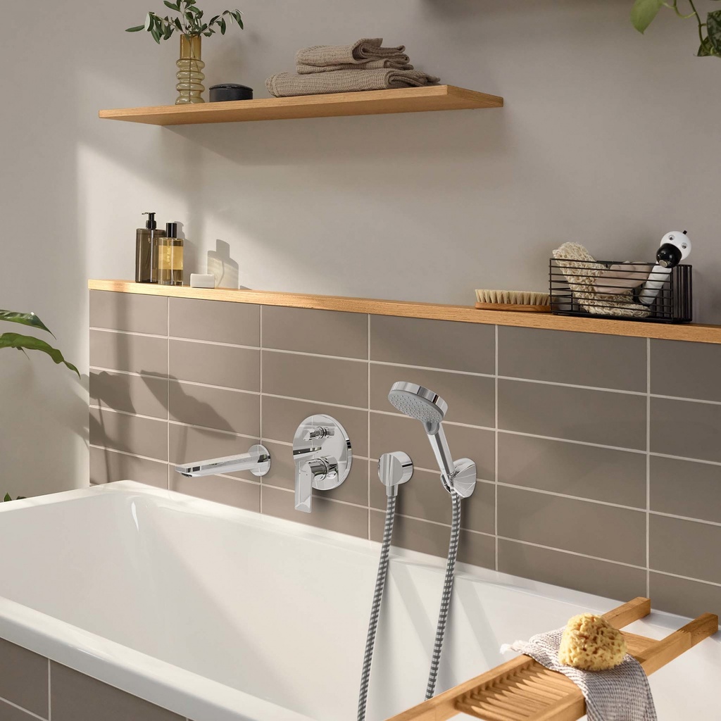 hansgrohe Rebris E Bath Spout - Chrome-1