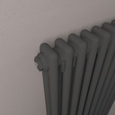 Rivassa 2 Column Rad. 1800 x 293mm - Matt Anthracite-2