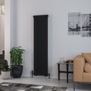 Rivassa 2 Column Radiator 1800 x 473mm - Matt Black-1