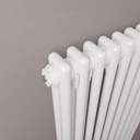 Rivassa 2 Column Radiator 600 x 608mm - Gloss White-2