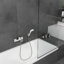hansgrohe Vernis Shape Single Lever Bath Mixer for Exposed Installation - Chrome-1