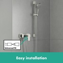 hansgrohe Vernis Shape Single Lever Shower Mixer for Exposed Installation - Chrome-2