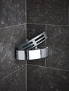 Signature Corner Basket - Chrome-1