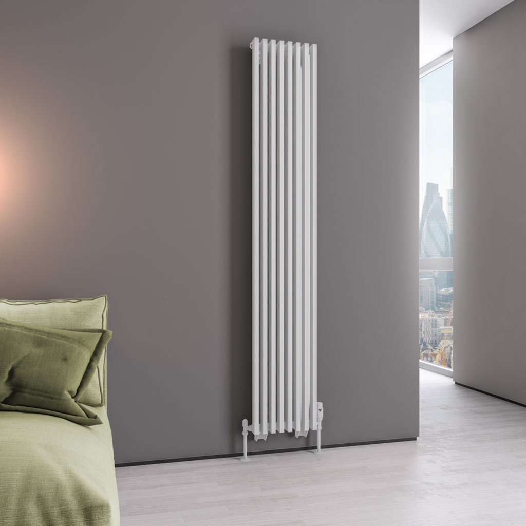 Rowsham 1800 x 300mm Radiator - Matt White-1