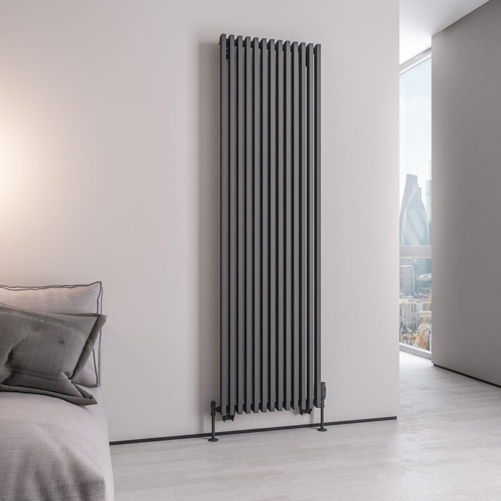 Rowsham 1800 x 500mm Radiator - Matt Anthracite-1