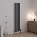 Rubano 1800 x 383mm Radiator - Matt Anthracite-2