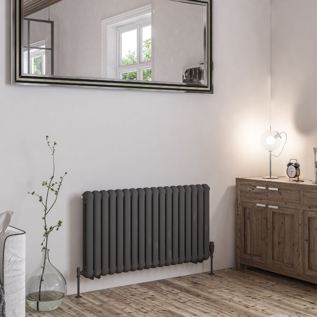 Rubano 600 x 1103mm Radiator - Matt Anthracite-2