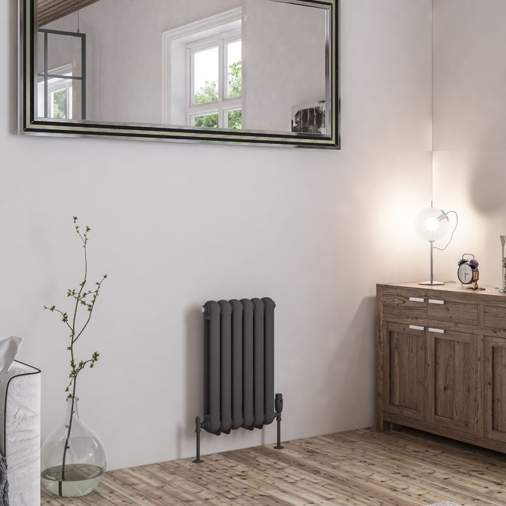 Rubano 600 x 383mm Radiator - Matt Anthracite-2