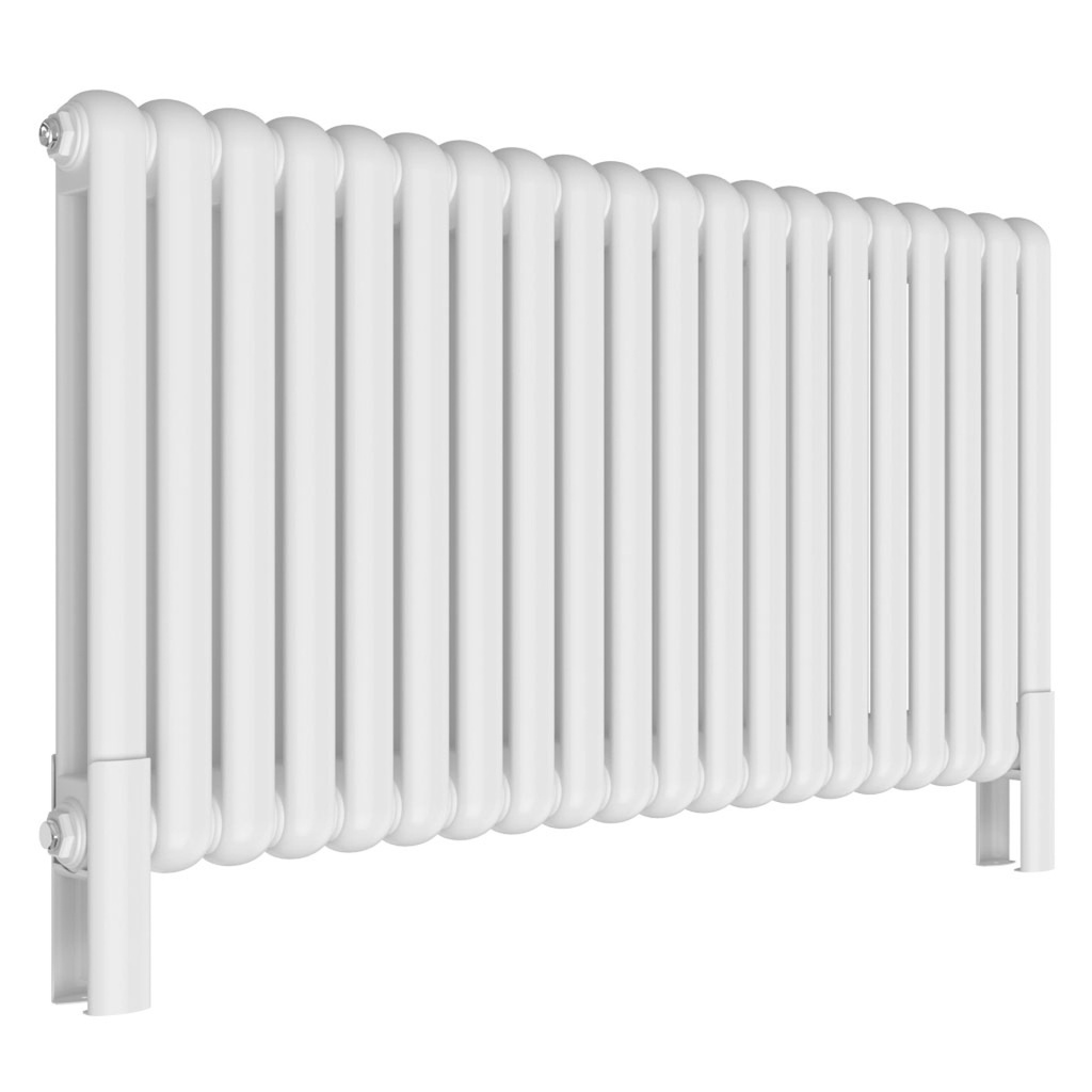 Rubano Radiator Feet (Pair) - Gloss White-1
