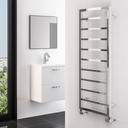 Ryton 1200 x 500mm Towel Rail - Chrome-1