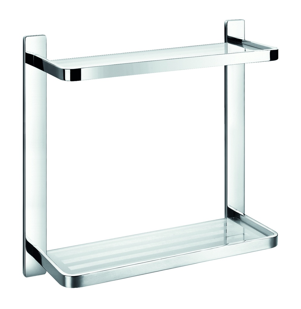 Sofija Double Glass Shelf (325mm)-1
