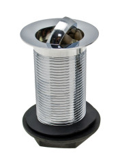 PEERLESS Basin Waste Flip Plug Solid 1.1/4" - Chrome Extra Image