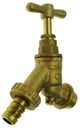 BRASS GARDEN BIB TAP C/W D/CHECK 1/2" Extra Image