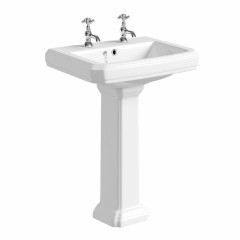 Kartell K-VIT Astley 600mm 2TH Basin (Pedestal and Taps sold separately) – Extra Image 1