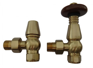 Kartell Traditional Radiator Valve - Brass – Extra Image 1