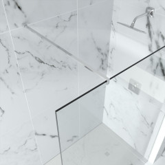 10 Series Shower Wall including Wall Profile & Stabilising Bar *800 – Extra Image 1