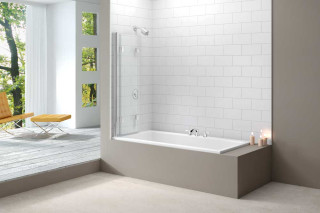 3 Panel Folding Bathscreen 1400 x 1500 – Extra Image 1