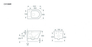 IMEX ARCO 520 WC RIMLESS PAN – Extra Image 6