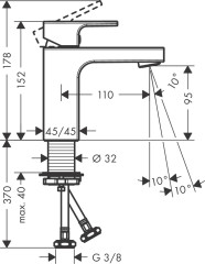 HG SHAPE BASIN TAP 71569000 – Extra Image 1