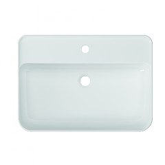 RAVINE 600ML 1TH COUNTERTOP BASIN IN WHITE – Extra Image 1