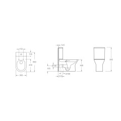 BLADE RIMLESS CLOSED BACK C/C PAN C10180R – Extra Image 2