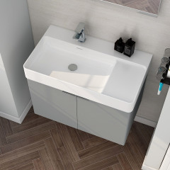 BLADE 800X460MM BASIN ONE TAP HOLE – Extra Image 1