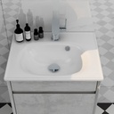 ALMA 500MM SLIMLINE 1TH CERAMIC BASIN – Extra Image 1