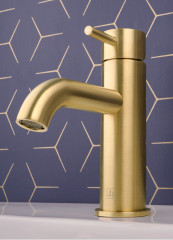 JTP VOS SL BASIN MIXER BRUSHED BRASS – Extra Image 1