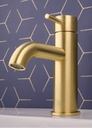JTP VOS SL BASIN MIXER BRUSHED BRASS – Extra Image 1