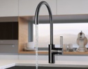 JTP BRUSHED BLACK SL SINK MIXER – Extra Image 1