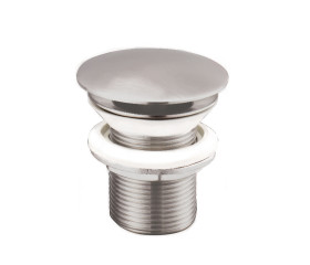 JTP INOX BASIN WASTE, CLICK-CLACK, UNSLOTTED – Extra Image 1