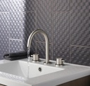 JTP INOX 3 HOLE DECK MOUNTED BASIN MIXER – Extra Image 2