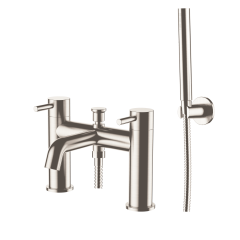 JTP INOX DECK MOUNTED BATH SH MIXER WITH KIT – Extra Image 1
