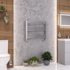 TOWEL RAIL 750mm x 600mm CHROME EB – Extra Image 1