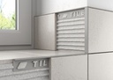 Tileasy 10mm Plastic Square Edge Tile Trim - Cream - (pack of 10) – Extra Image 1