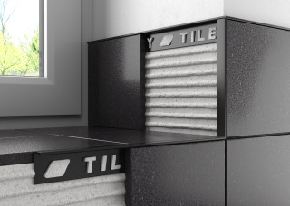 Tileasy 12mm Plastic Square Edge Tile Trim - White - (pack of 10) – Extra Image 1