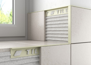 Tileasy 6mm Plastic Square Edge Tile Trim - Grey - (pack of 10) – Extra Image 1