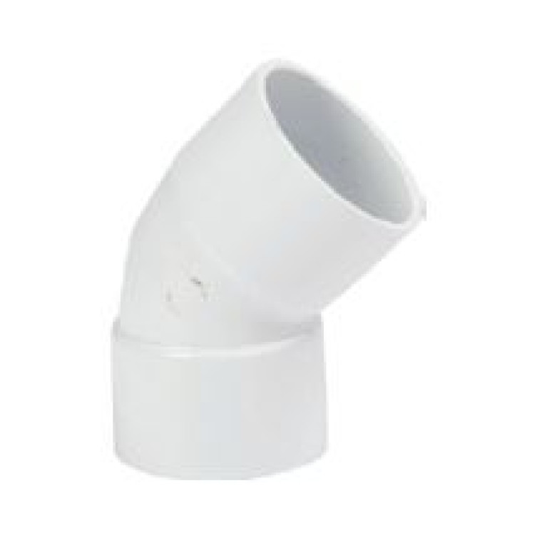 WASTE UPVC 40MM OFFSET - 45'           GREY