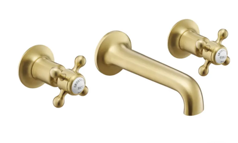 [JTP76089ABBR] JTP GROV 3 HOLE WMBASIN MIXER, BRUSHED BRASS