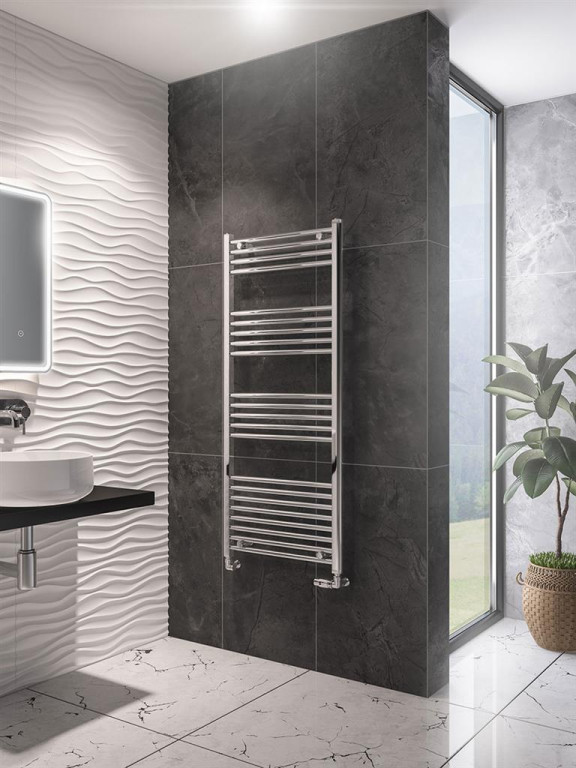 TOWEL RAIL 600mm x 1400mm CHROME EB WINGR