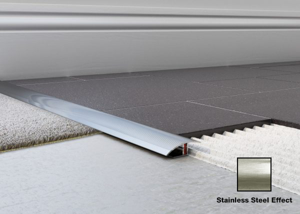 Tileasy Adjustable Floor Transition - Gold