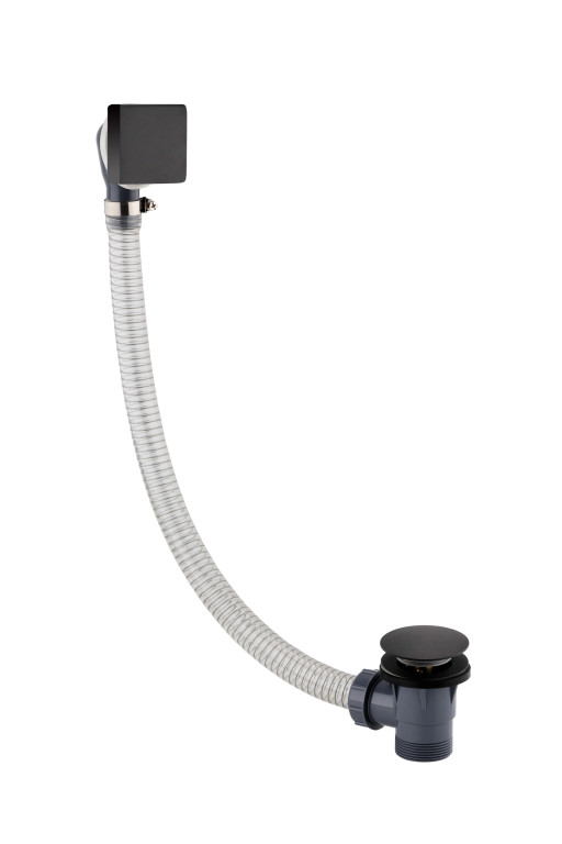 JTP HIX CLICK CLACK BATH WASTE MATT BLACK