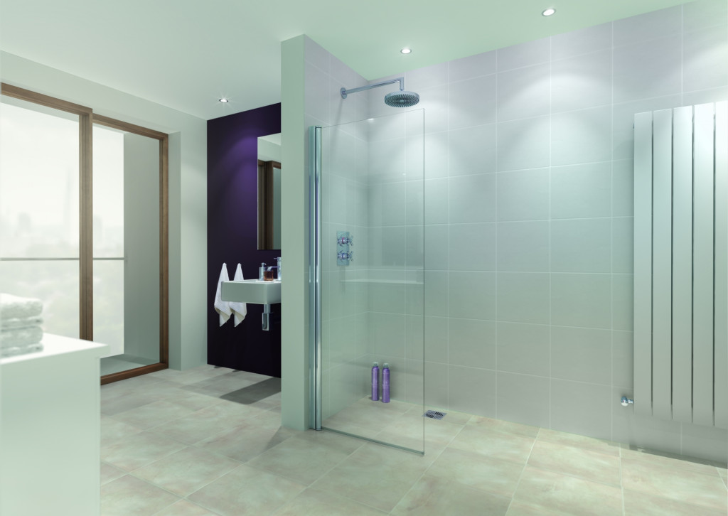 WAVE ALASSIO 800MM SHOWER SCREEN