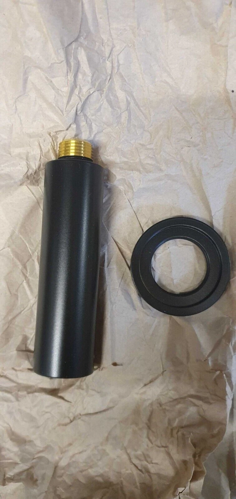 Dornbracht ceiling arm kit- Matte Black 09 11 03 080-33