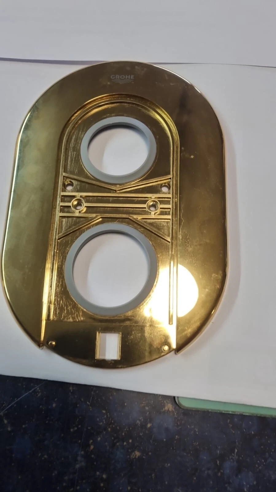 Grohe 3000 cover plate Bright Gold