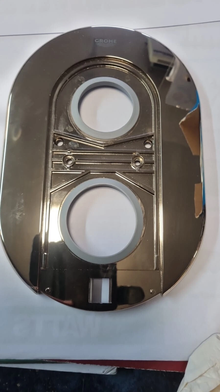 Grohe 3000 cover plate light gold